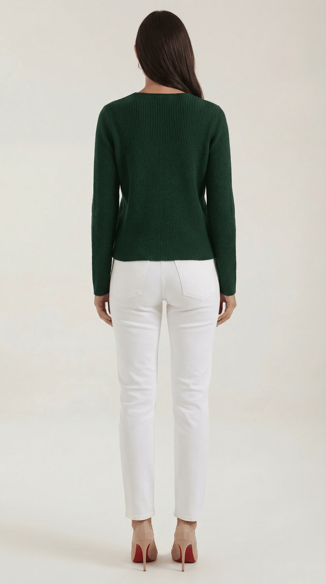 Women's Ribbed V-Neck Sweater | Timeless Style for Everyday Wear