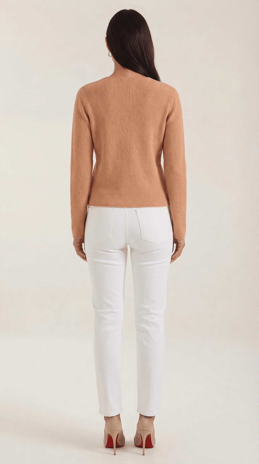 Women's Ribbed V-Neck Sweater | Timeless Style for Everyday Wear