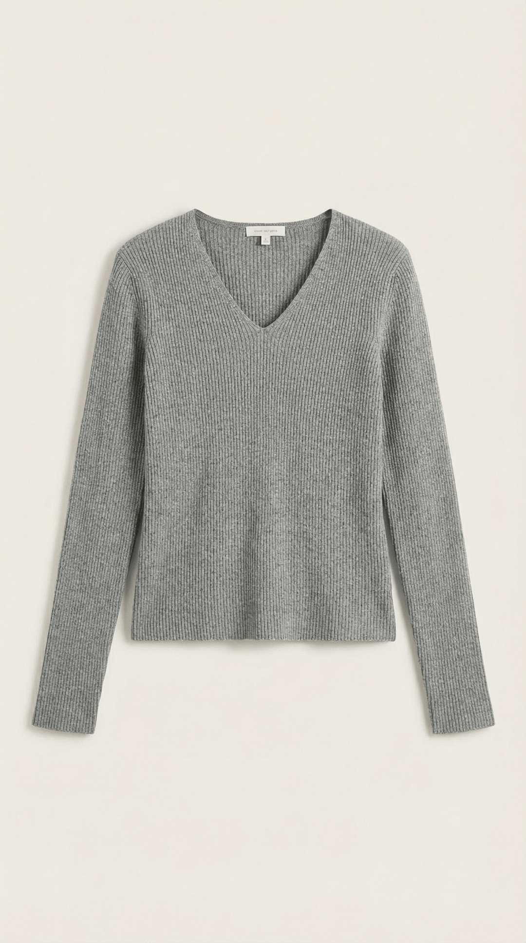 Women's Ribbed V-Neck Sweater | Timeless Style for Everyday Wear
