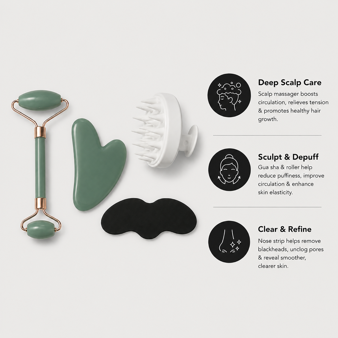 Gua Sha and Face Roller Set - image 5