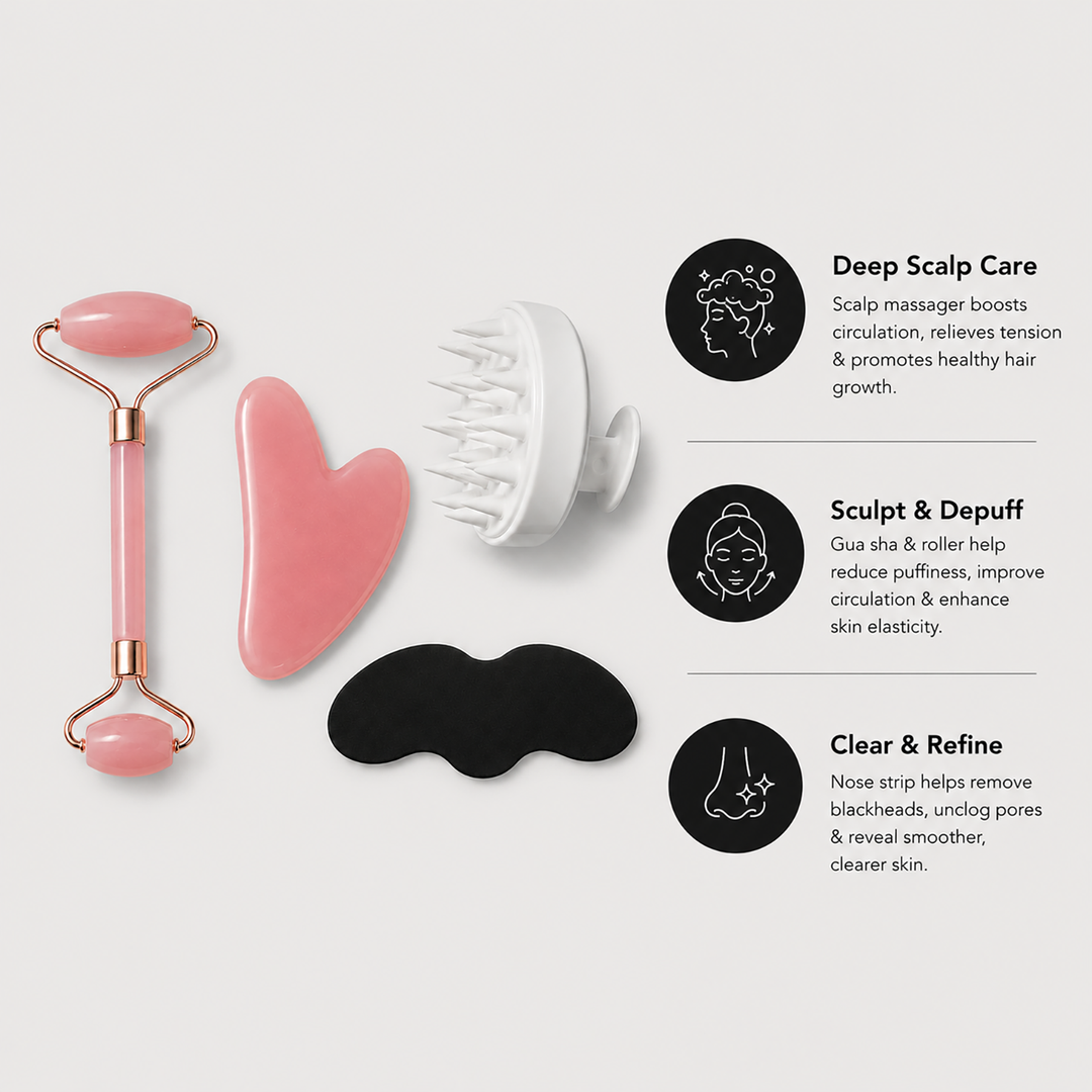 Gua Sha and Face Roller Set - image 8