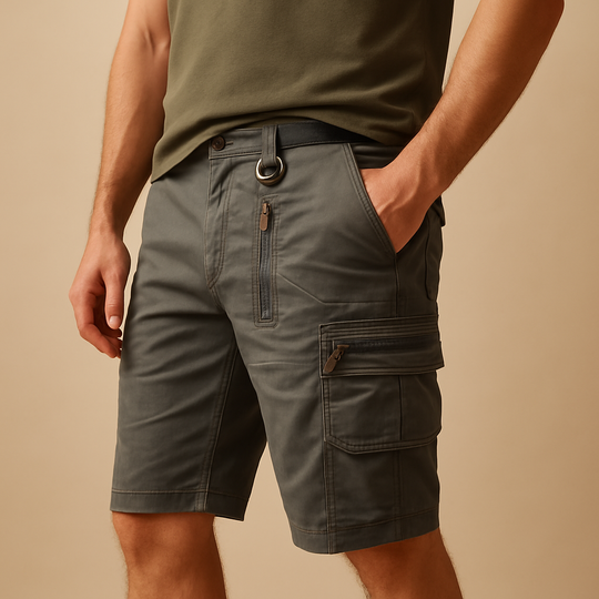 Men’s Short Cargo Shorts with Pockets – Relaxed & Practical Everyday Wear