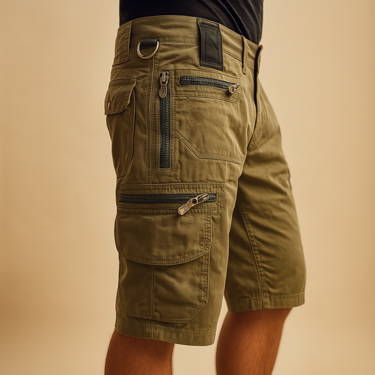 Men’s Short Cargo Shorts with Pockets – Relaxed & Practical Everyday Wear