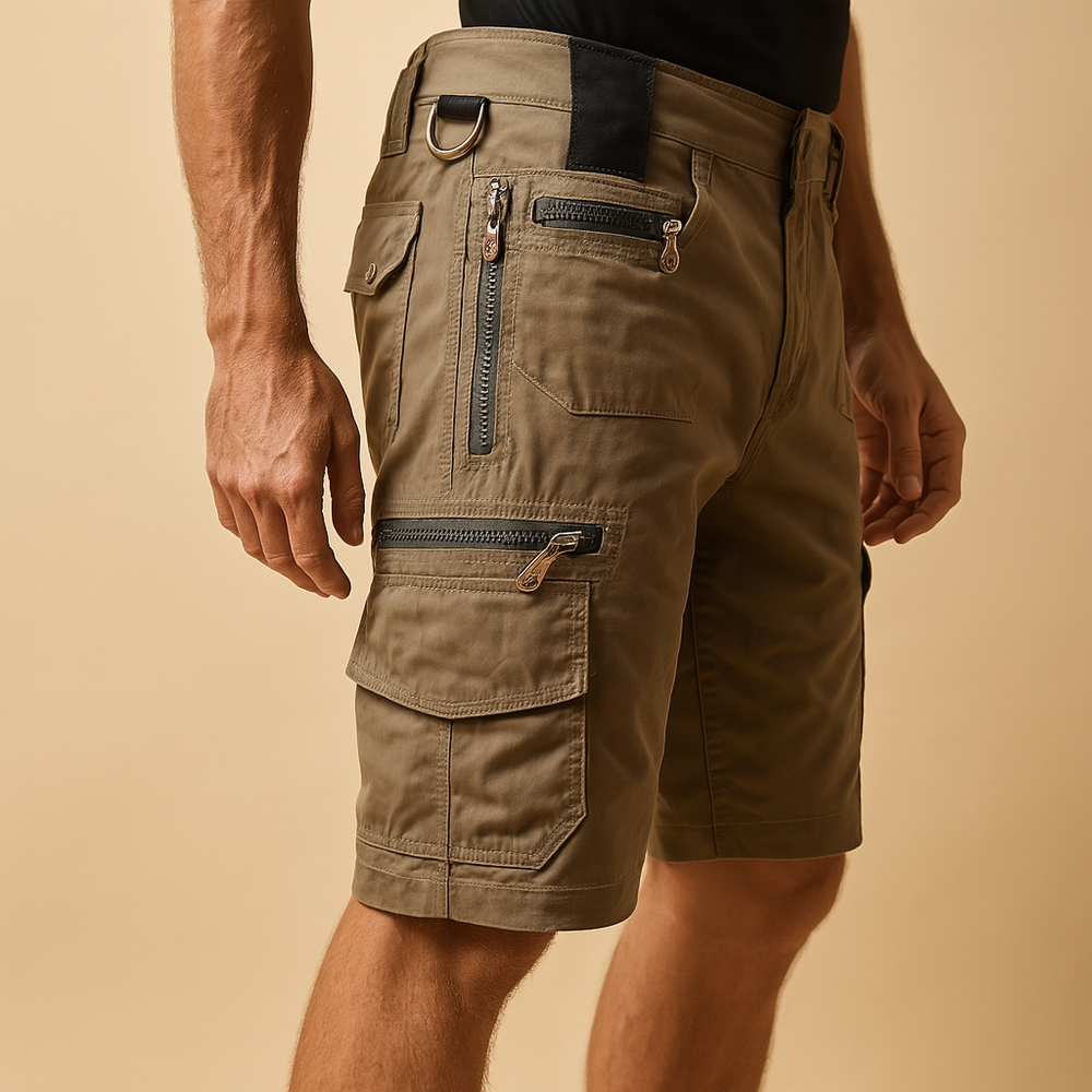 Men’s Short Cargo Shorts with Pockets – Relaxed & Practical Everyday Wear