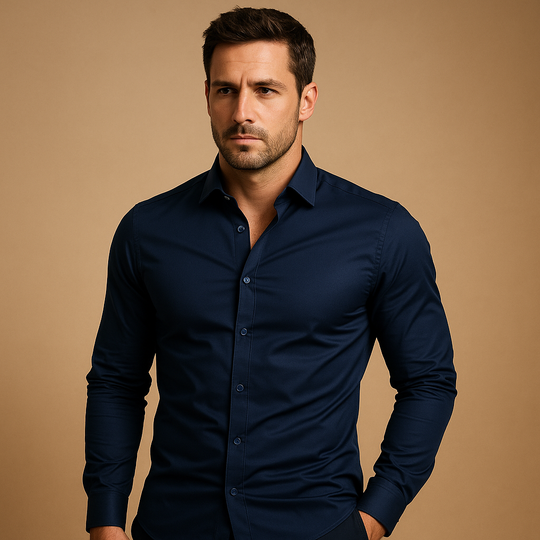 Men’s Slim Fit Cotton Shirt – Tailored Everyday Style for Work & Casual Wear