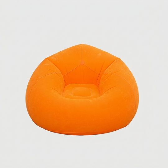 Inflatable Chair Bean Bag - Orange
