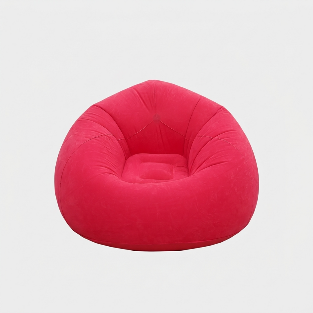Inflatable Chair Bean Bag - Red