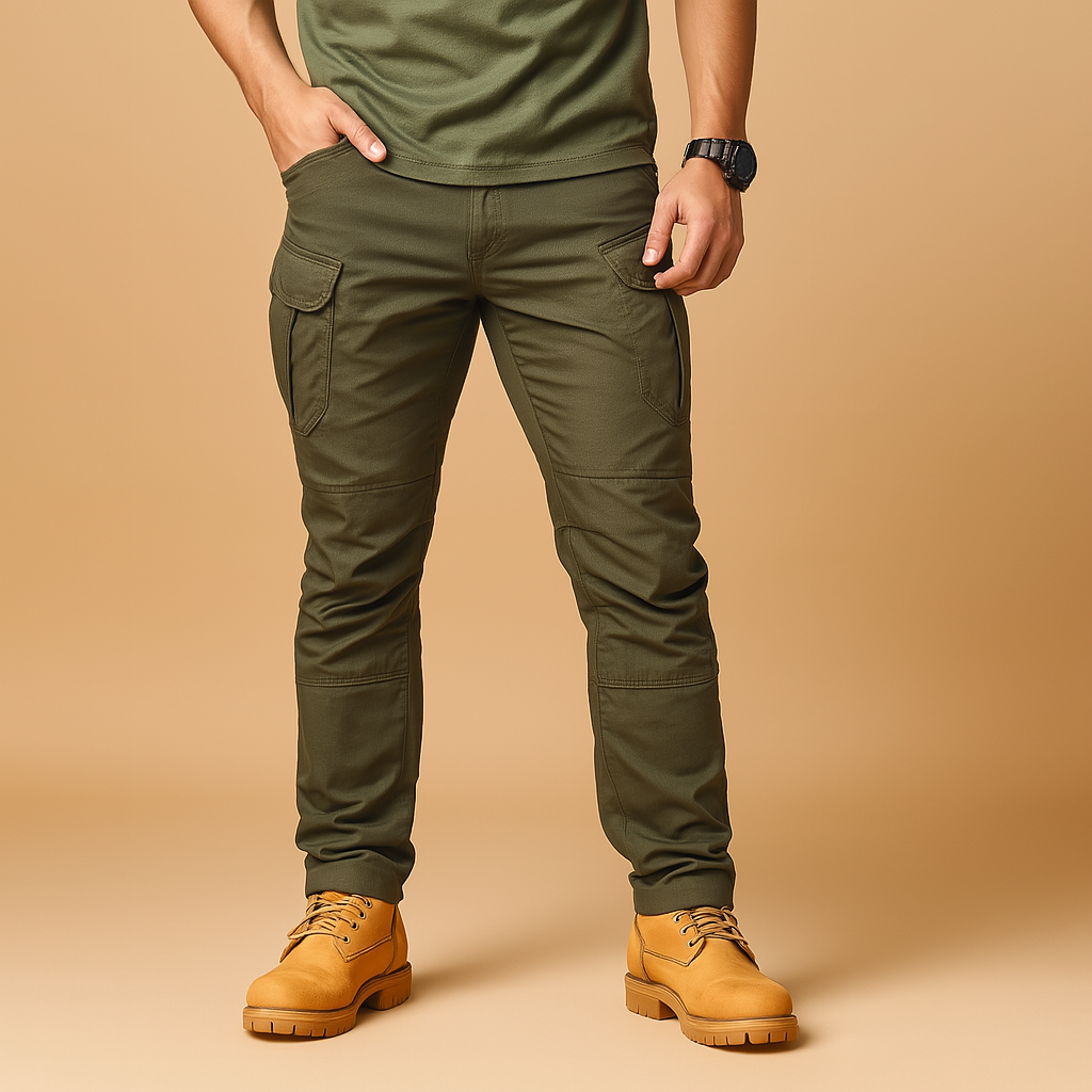 Men’s Tactical Cargo Pants with Multiple Pockets – Durable & Lightweight
