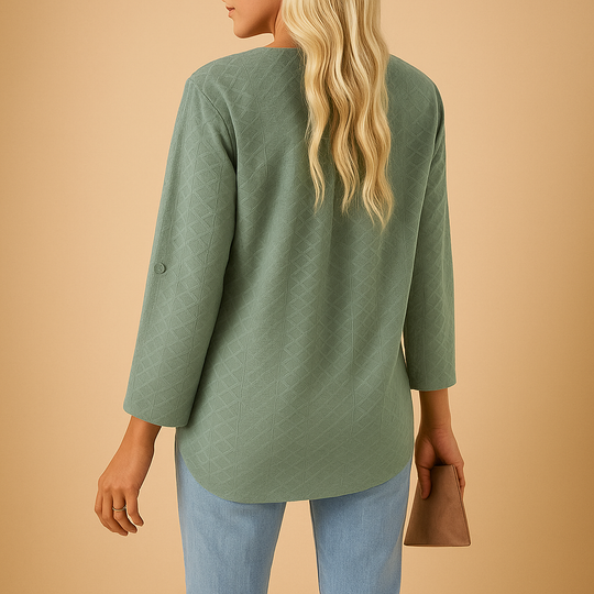 Women’s V-Neck Blouse – Comfortable & Versatile for Everyday Wear
