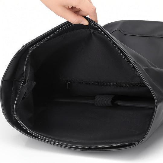 Men's Roll-Top Laptop Backpack – Water-Repellent Commuter Bag