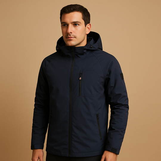 Men’s Waterproof Breathable Windbreaker – Lightweight & Practical