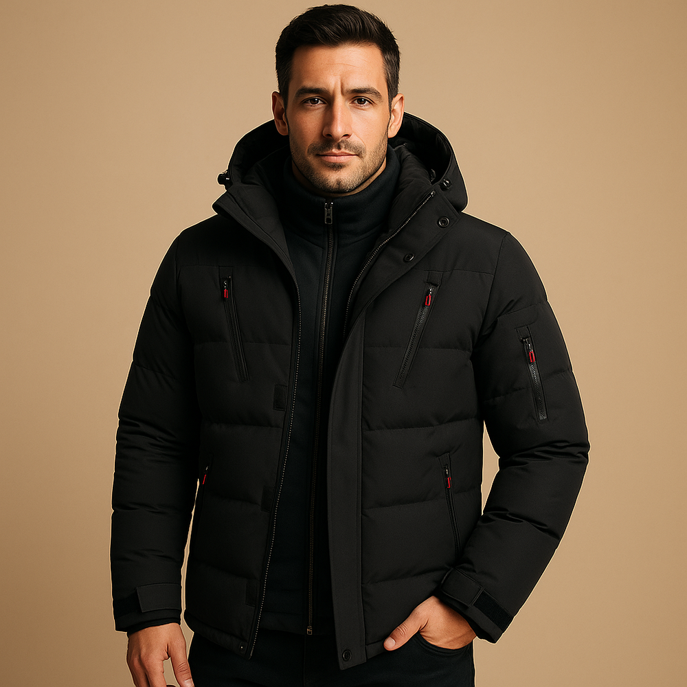 Men’s Waterproof Insulated Winter Jacket – Warm & Practical