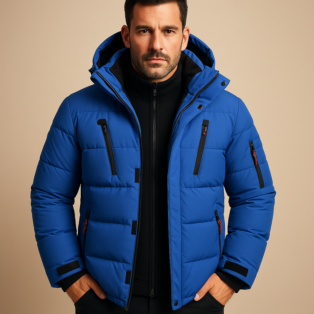 Men’s Waterproof Insulated Winter Jacket – Warm & Practical