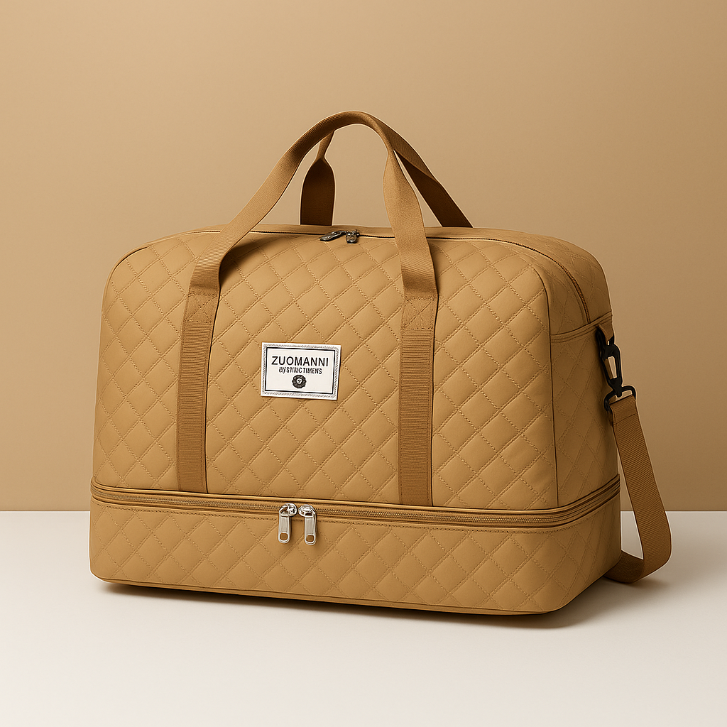 Weekender Duffle Bag with Shoe Compartment – Organised Travel Carry