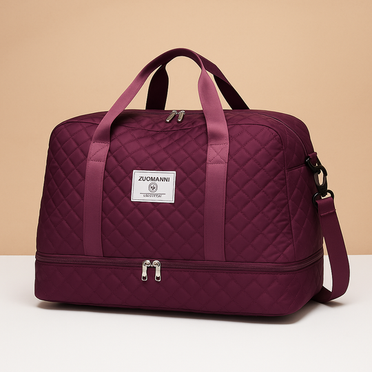 Weekender Duffle Bag with Shoe Compartment – Organised Travel Carry