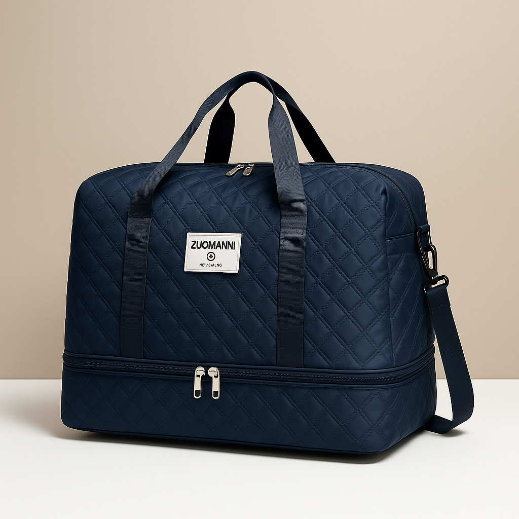 Weekender Duffle Bag with Shoe Compartment – Organised Travel Carry