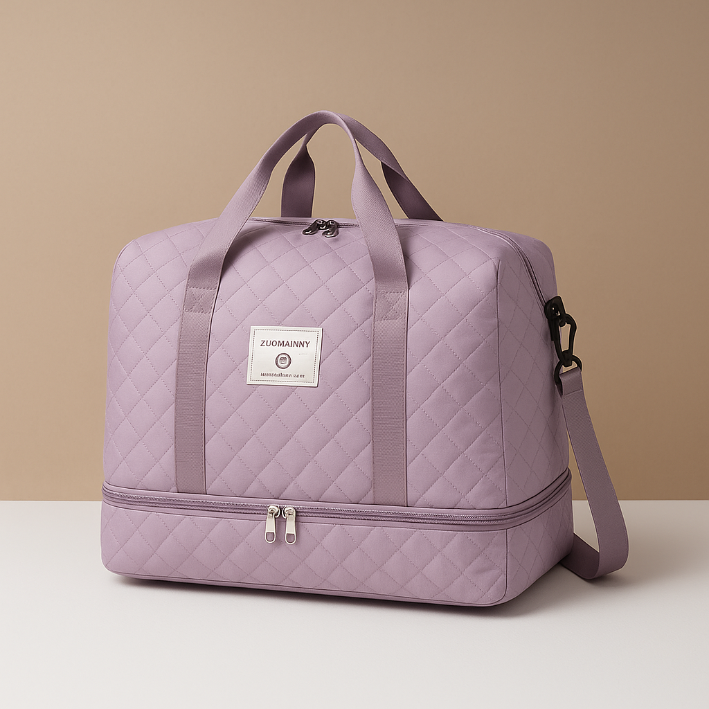 Weekender Duffle Bag with Shoe Compartment – Organised Travel Carry