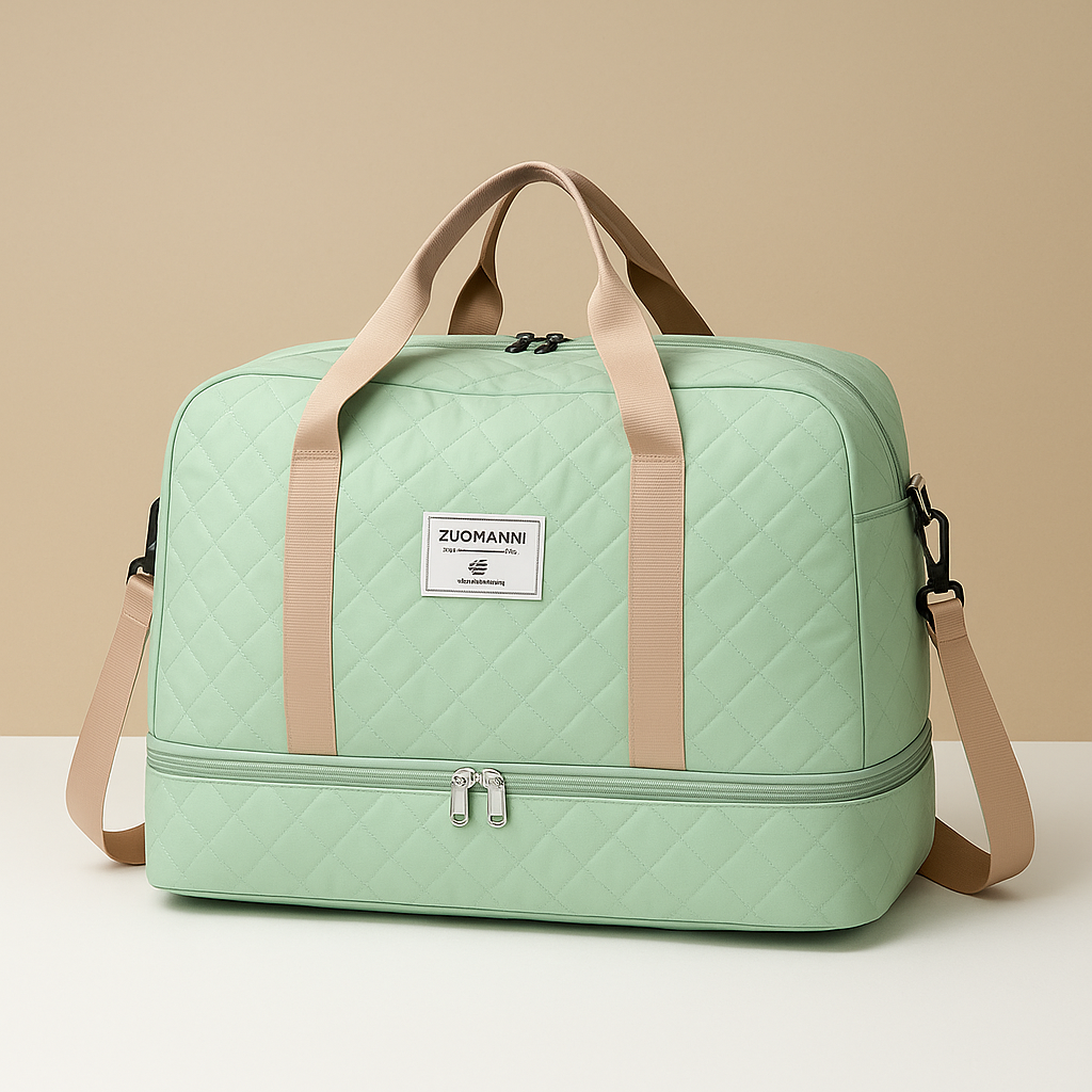 Weekender Duffle Bag with Shoe Compartment – Organised Travel Carry