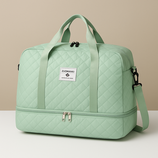 Weekender Duffle Bag with Shoe Compartment – Organised Travel Carry