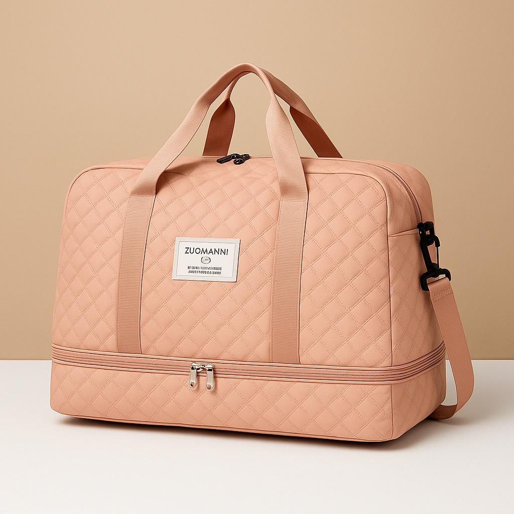 Weekender Duffle Bag with Shoe Compartment – Organised Travel Carry