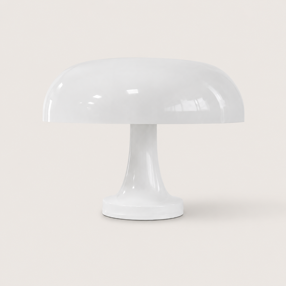Mushroom Lamp Bedside Table Lamp - White